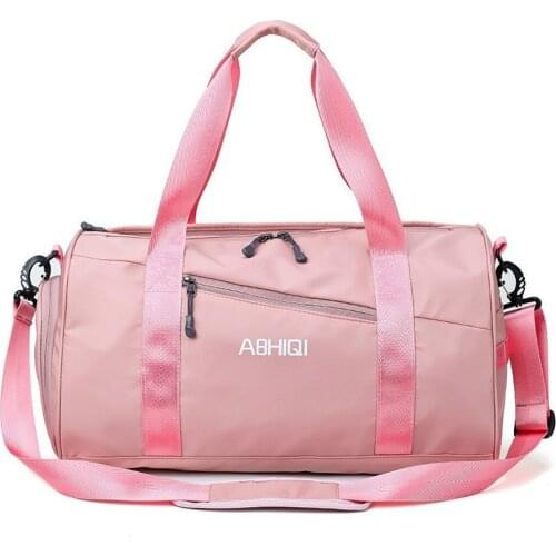 Outdoor Gym Bag Short-Distance Travel Handbag Men and Women Wet Pocket Separation Yoga Sports Training Bag Duffle Bag