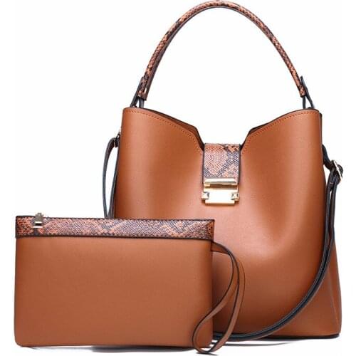 Women Fashion Handbags Clutches High Quality Leather Hand Bag Sets Large Shoulder Bag Women Crossbody Messenger Bags Sac A Main