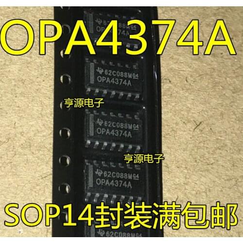 10PCS OPA4374A OPA4374AIDR IC