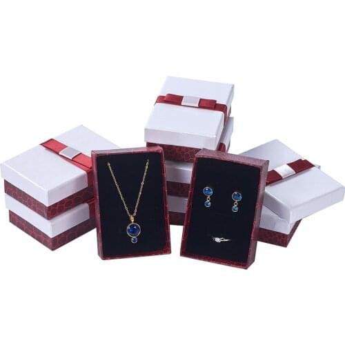 1000pcs Jewellery box Sets 9x9cm & 9x6cm Display Box Earrings Ring Necklace Bracelet Packaging