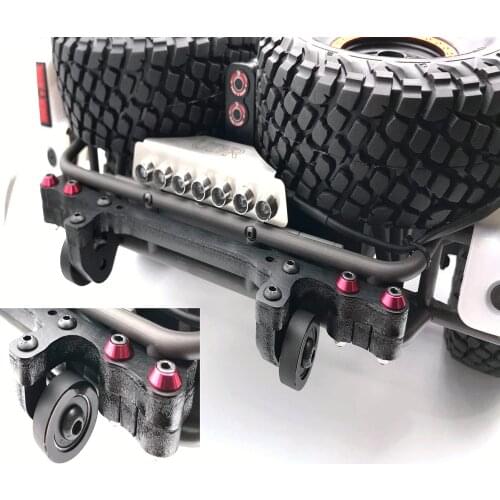 2021 Double Head Wheel Wheelie Bar Chassis Protector Replacement Fit for Traxxas Unlimited Desert Racer UDR 85076-4 RC Car Parts