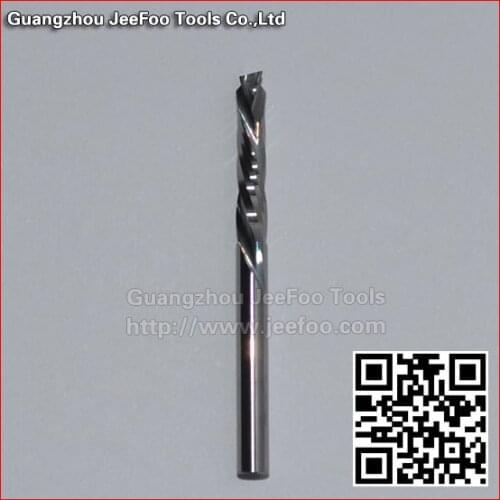 4*22 CARBIDE 2 FLUTE ENDMILLS, DOWN CUT - DOWNDRAFT - SOFT PLASTIC/Two spiral composite flute bits,cnc tools