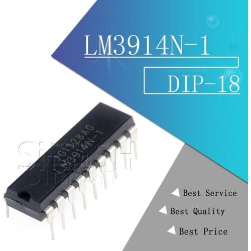 5PCS LM3914N-1 LM3915N-1 LM3916N-1 DIP LM3914N LM3915N LM3916 new and original IC