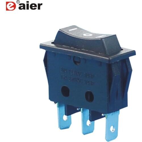 5PCS (ON) Momentary-OFF-(ON) Momentary Rocker Switch 3 Pins AC 125V 20A 250V 15A SPDT 3 Position Switches Single Pole