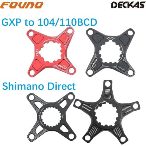 Deckas Chainring adapter for sram GXP spider to 104BCD 110BCD for Shimano Direct Mount converter M6100 M7100 M8100 M9100