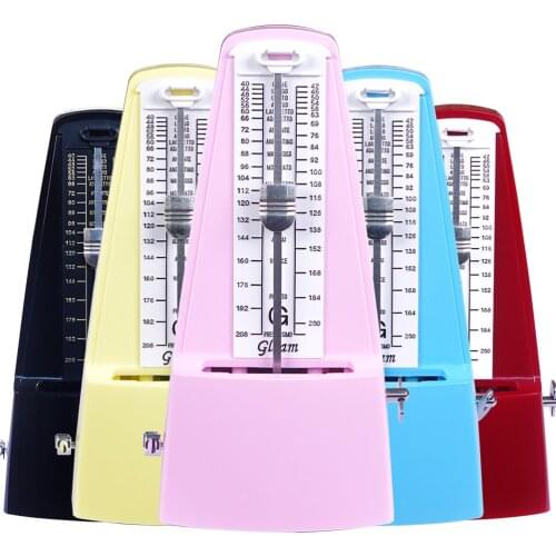 Antique Vintage Guitar Mechanical Metronome High Accuracy with Audible Click and Bell Ring for Guitar Piano Violin Instrument