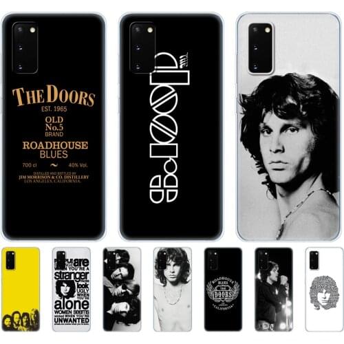 Case For samsung galaxy S20 PLUS Ultra S10 lite Phone Cover For samsung note 10 plus lite 9 Case The doors JIM MORRISON rock