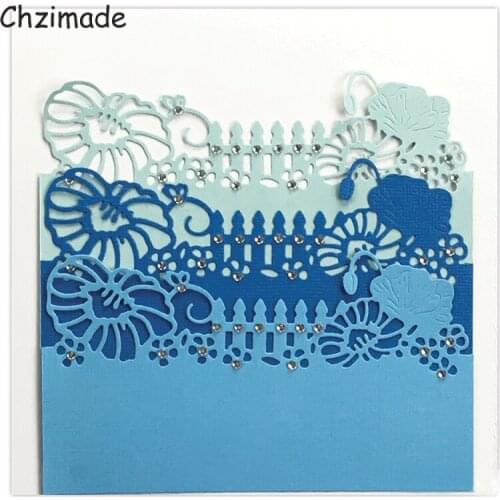 Chzimade Flower Metal Cutting Dies Stencils For Scrapbooking Decorative Embossing DIY Paper Cards Crafts