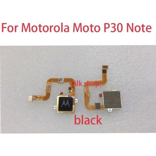 Home Finger Reader Fingerprint Reader Touch ID Sensor Return Key Home Button Flex Cable For Motorola Moto P30 Note