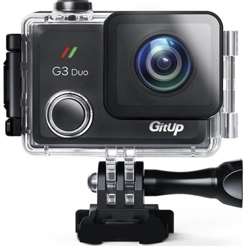 GITUP G3 DUO 2160P 12MP Touch Screen Wi-Fi 90° Sports Cam with EIS 30m Waterproof Video Camcorder Support Remote Control and GPS