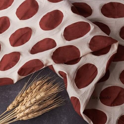 Cotton fabric 2019 new cotton printing apparel fabric High-end linen fabric