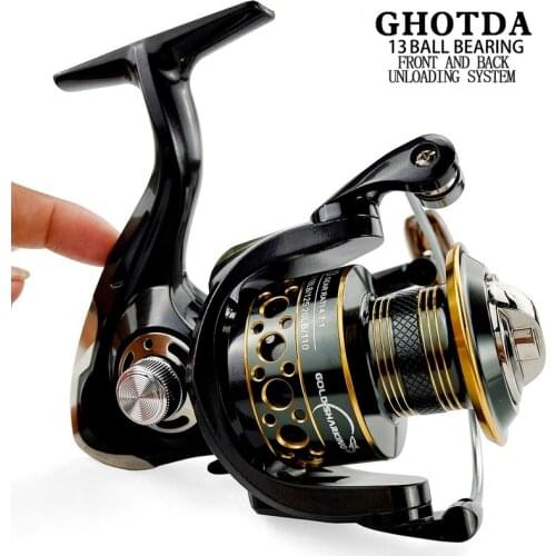New Fishing Reel Metal Reel 5.2:1/4.7:113BB Ball Bearing Fishing Reel Left and Right Hand Interactive Fishing Reel