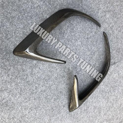 CLA Carbon Fiber Rear Bumper Side Splitter Apron for Benz W117 CLA180 CLA200 CLA220 CLA260 CLA45 with AMG Package 2013 - 2019