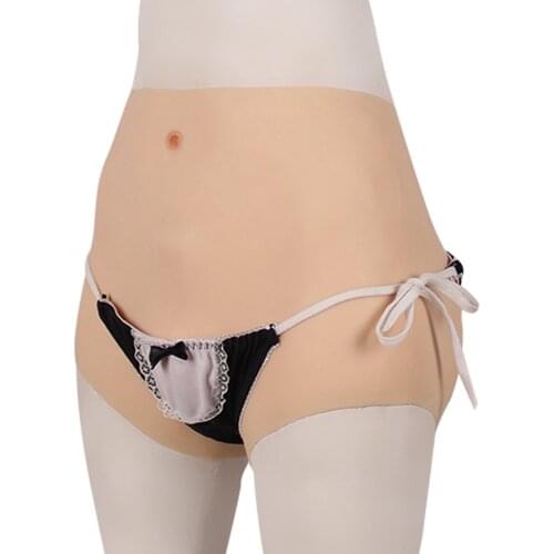 Lift Buttocks 63CM Silicone Realistic Vagina Panty Shemale Crossdresser Pussy Pants Transgender Artificial Sex Fake Underwear 2G