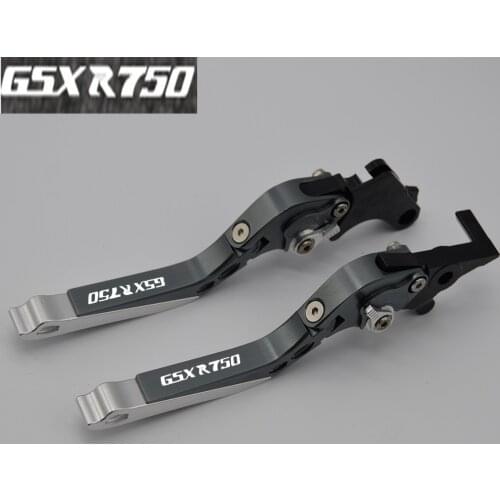 Yang hua CNC Folding&Extending Brake Clutch Levers For Suzuki GSXR750 2004 2005 Laser Logo (GSXR 750)