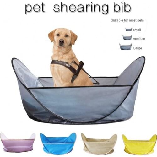 Pet Shop Pet Shearing Bib Cats Dogs Shaving Trimming Shearing Grooming Cleaning Supplies Dog Haircut Bib Pet Accessories