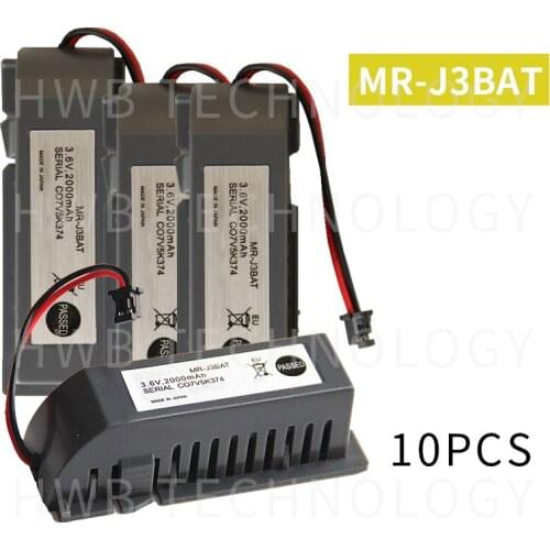 10pack Brand New MR-J3BAT PLC Industrial MELSERVO Lithium Battery PLC Batteries For MITSUBISHI Free Shipping