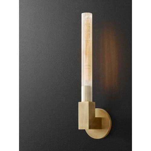 Vintage Living room Wall Sconce Bedroom Bedside Wall Lamp Copper/Black/Chrome Minimalist Wall Lights Loft Deco Luminaire E27