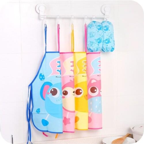 Waterproof Animals Pattern Apron Kitchen Restaurant Cooking Bib Aprons for Women Cooking Baking Restaurant Kids Apron Pinafore