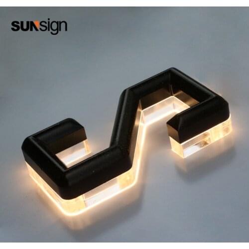 Hight Quality advertising led sign backlit letter 3d acrylic signage