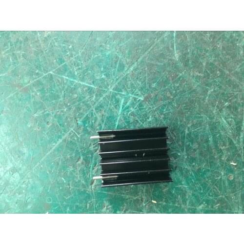 10pcs 24X16X30mm With Needle Black Aluminum Radiator 23.5*15.8*30mm TO-220 Triode Heat Sink hole height 18mm MOS Tube Radiator
