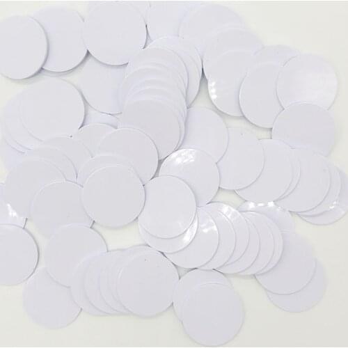 100pcs UID Coin Card RFID Tag Keyfob Rewrite UID 13.56MHz Writable Mifa Block 0 HF ISO14443A Used to Copy Cards