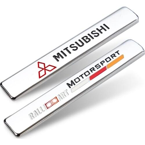 3D Metal Car Emblem Stickers Auto Badge Decal Accessories For Mitsubishi Lancer ASX L200 Attrage Pajero Sport Xpander Mirage