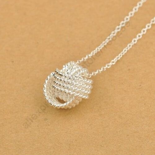 Promotions Free ship Beautiful fashion Elegant 925 Sterling Silver Hollow Flower Shaped Pendant Necklace Jewelry For Woman