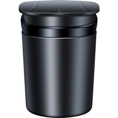 Automotive supplies car ashtray stainless steel liner with LED light high temperature resistant car ashtray Cigarette Organizer