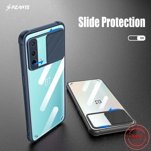 Rzants For Oneplus Nord CE 5G Case [Lens Protection] AirBag Conor Slim Thin Clear Cover Soft Casing Phone Shell