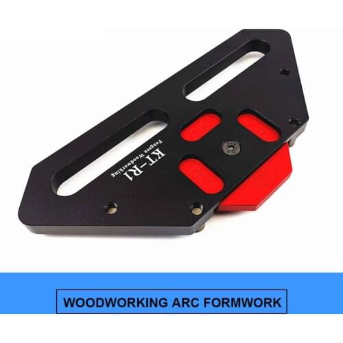 Woodworking Arc Positioning Template Trimming Radius Jig Aluminium Alloy Radius Corners R15-R30 Quick-Jig