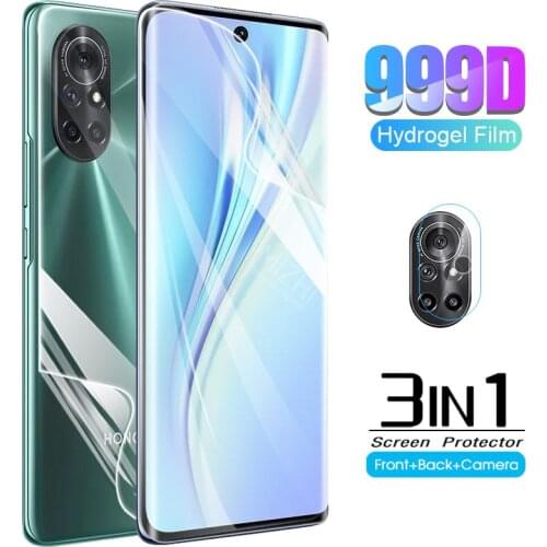For honor v40 lite hydrogel film for huawei honor v 40 lite v40 light camera front back screen protector on v40lite glass film
