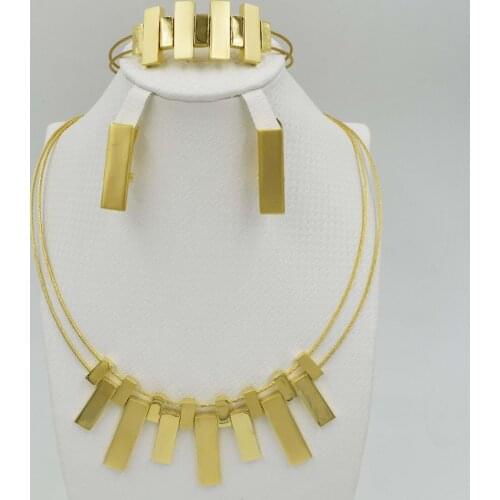 Dubai Gold Jewelry Sets Nigerian Wedding African Beads Crystal Bridal Jewellery Set Rhinestone Ethiopian Jewelry parure