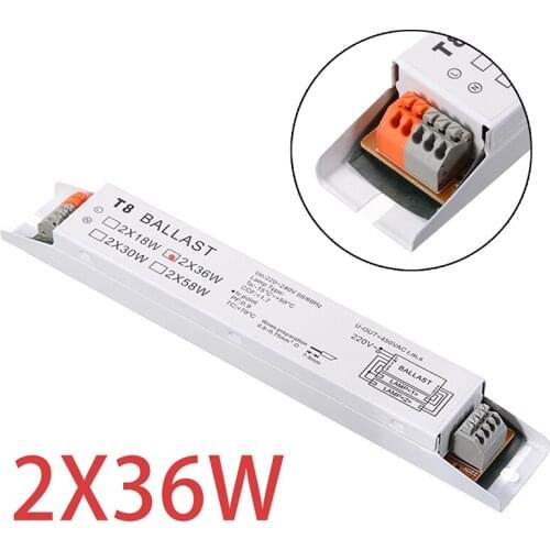 120V Electronic Ballast Universal Lamp Light Ballasts T8 Electrical Lighting Accessories Energy Saving 50/60Hz