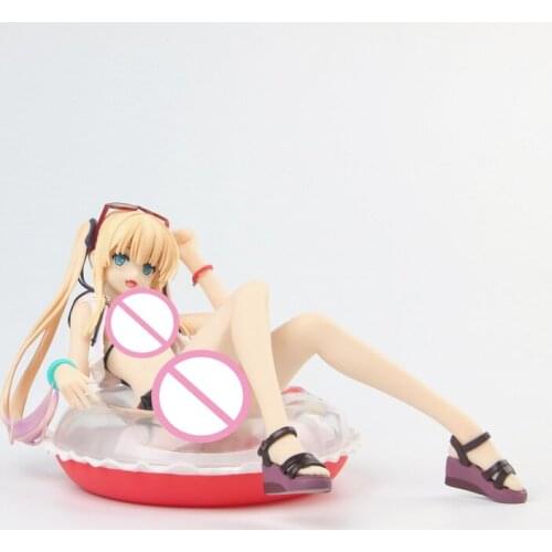 How To Raise A Passerby Heroine Eriri Spencer Sawamura Anime Action Figure Swimming Ring Sexy Beautiful Girl PVC Model Doll Gift