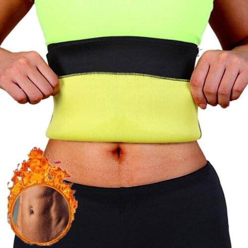 Women Waist Trainer fitness Belt Sauna Sweat Body slimming Shaper Tummy Control Girdle Corset belt for women gym accessories hot