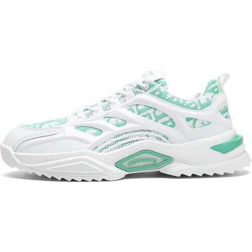 Men Clunky Sneaker Mens Sneakers Breathable Lace-up Shoes Walking Shoes Fashion Sneakers Male Jogging Shoes Zapatos De Hombre