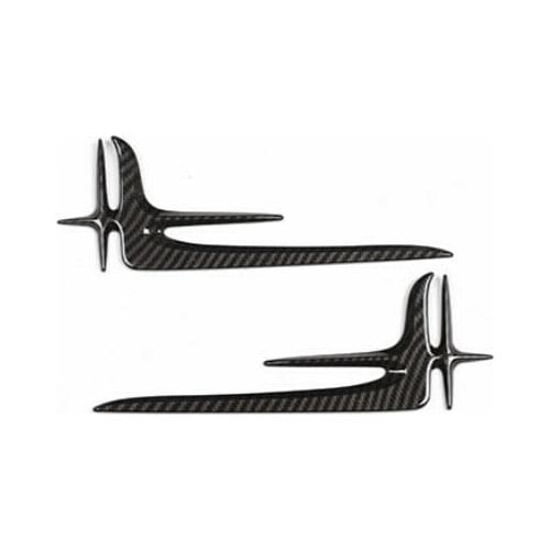 Pair Carbon Fiber L Extended Edition Car Side Emblem Badge Decal Stickers E S