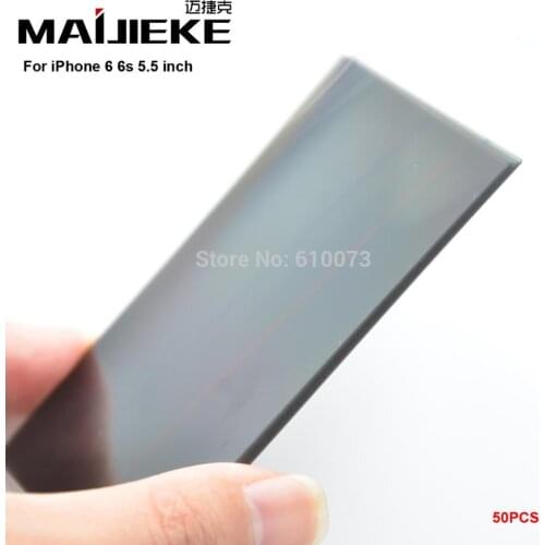 MAIJIEKE A+ Lcd Polarizer Polarization film for iPhone 8 7 6s 6 Plus 5.5" Polarizing Film 50PCS/Lot Free Shipping