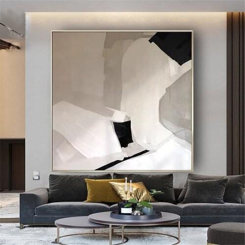 100% hand-painted abstract line flower art oil painting canvas wall art wall decoration painting painting living room decoration