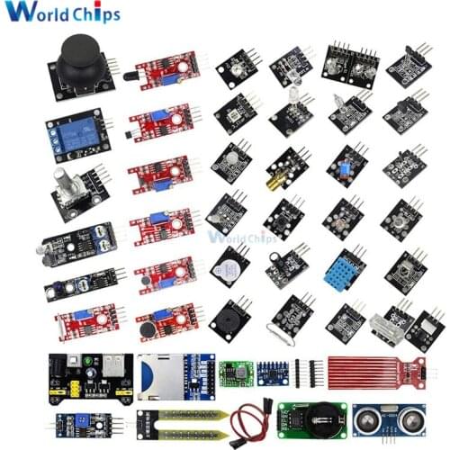 45 in 1 Sensors Modules Starter Kit for Arduino UNO R3 Mega 2560 Nano better than 37in1 sensor kit 37 in 1 Sensor Kit diy kit