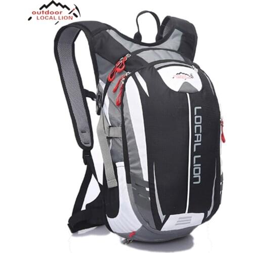 LOCAL LION Bike Bag Outdoor Enquipment 18L Suspension Breathable Panniers Outdoor Backpack Climbing Bicycle Cycling Bike Bag