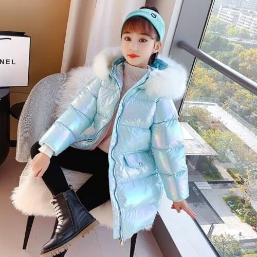 Baby Girl Warm Coat Down Jackets Children Clothing NEW Girl Winter Cotton-Padded Jacket Childrens Fashion Coat Kids Outerwear