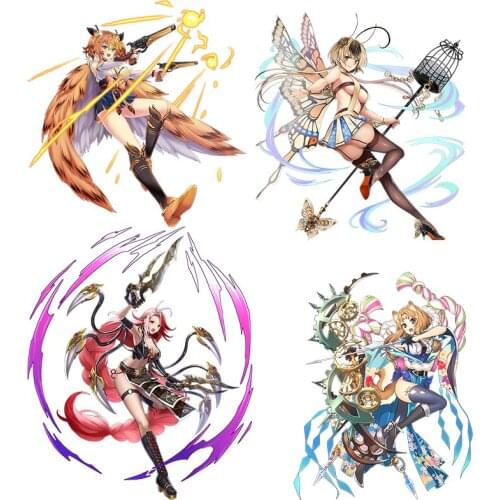Three Ratels CYX9 Animal girl Cool fighting skills Anime wall sticker Laptop Mobile Phone Auto Cover Decal