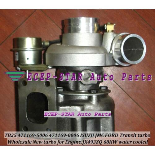 TB25 471169-5006 471169-0006 1118300TC Water cooled Turbo Turbocharger For FORD For ISUZU For JMC Transit JX493ZQ 68KW Gaskets