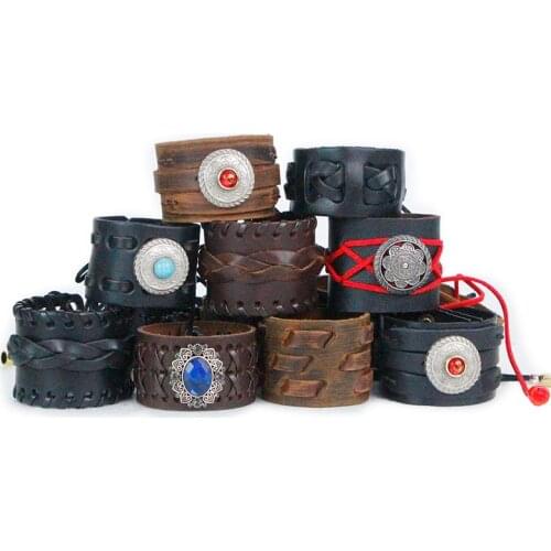 Vintage Leather Hair Crown Accessories Headband Royal Prince Crown Ring For Men Swordsman Hanfu Headwear