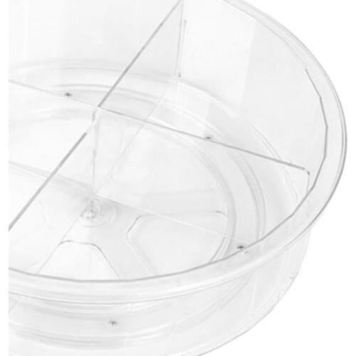 Lazy Susan Turntable Organizer Box Spice Rack for Kitchen Storage Cabinet Makeup