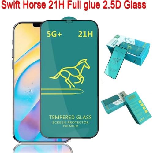 200pcs 21H Full Glue Tempered Glass For IPHONE 12 Pro Max /11 PRO MAX Screen Protector For IPHONE 11 Pro/678 Plus/5s