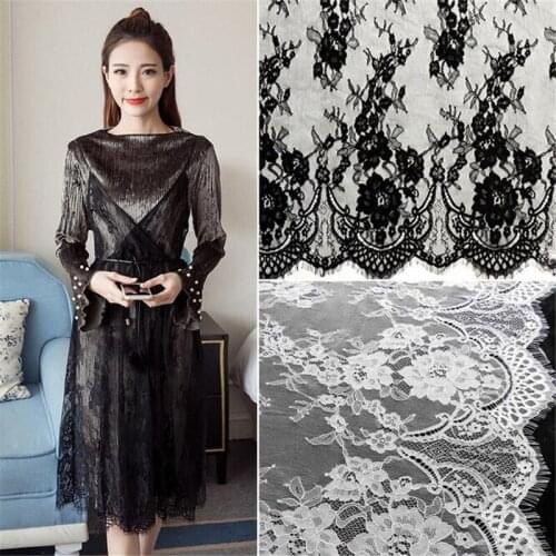 3Meters Clothing accessories eyelash lace DIY lace fabric factory direct sale width 150cm LW0042