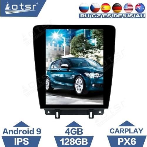For Ford Mustang 2010 - 2014 Tesla Screen Android 9 Car Radio GPS Navigation Multimedia Player DSP CarPlay Central Multimidia